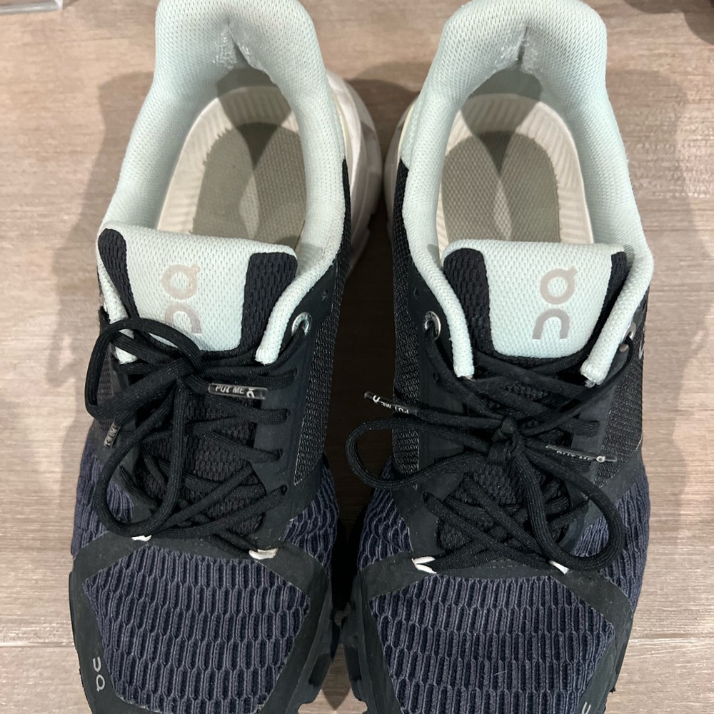 On Running Black and Gray Sneakers